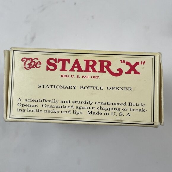 Vintage Starr X Stationary Bottle Opener Wall Mount USA - Picture 6 of 7